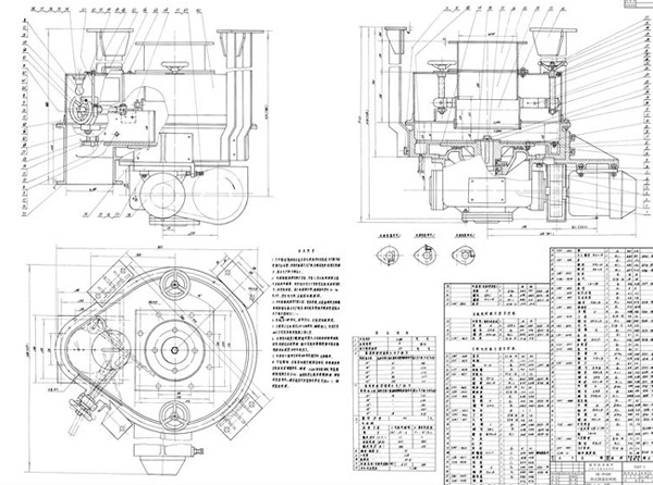 圓盤給料機圖紙